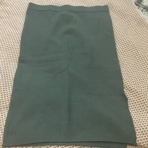 Nine West Dark Green Pencil Skirt